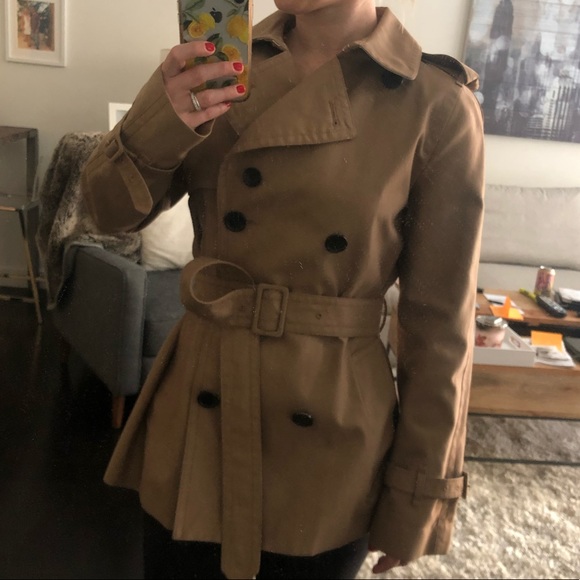Coach Short Trench Jacket 
